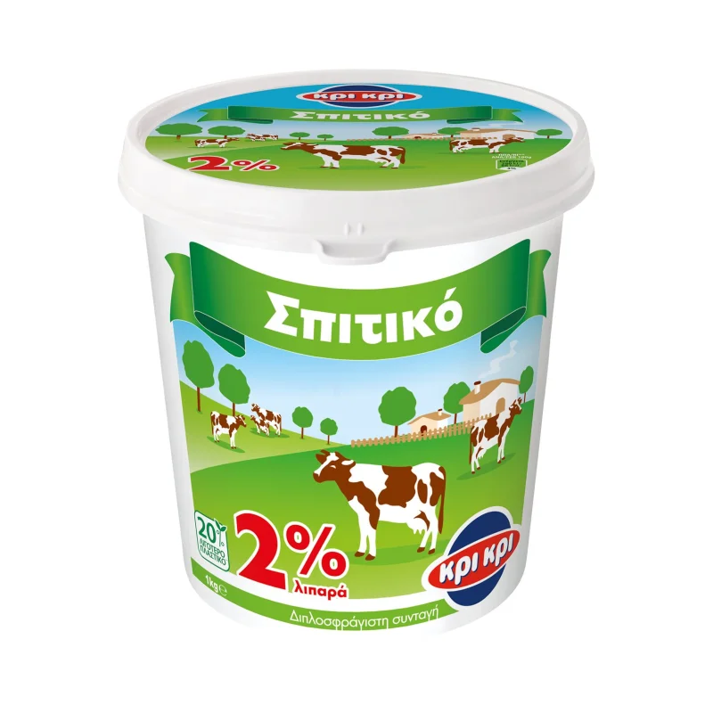 ΚΡΙ ΚΡΙ Σπιτικό Επιδόρπιο Γιαουρτιού 2% 1 kg