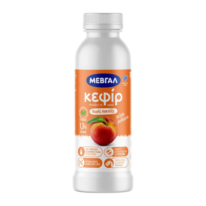 ΜΕΒΓΑΛ Κεφίρ Ροδάκινο Χωρίς Λακτόζη 330 ml
