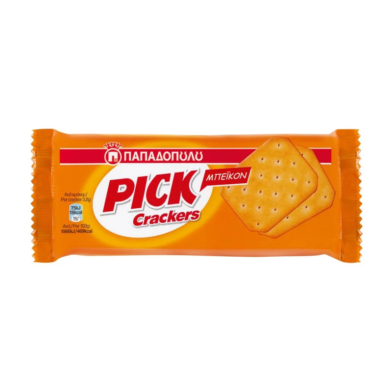 ΠΑΠΑΔΟΠΟΥΛΟΥ Pick Crackers Bacon 100 g