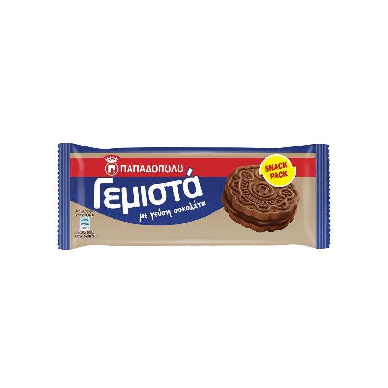ΠΑΠΑΔΟΠΟΥΛΟΥ Μπισκότα Γεμιστά Σοκολάτα 58 g