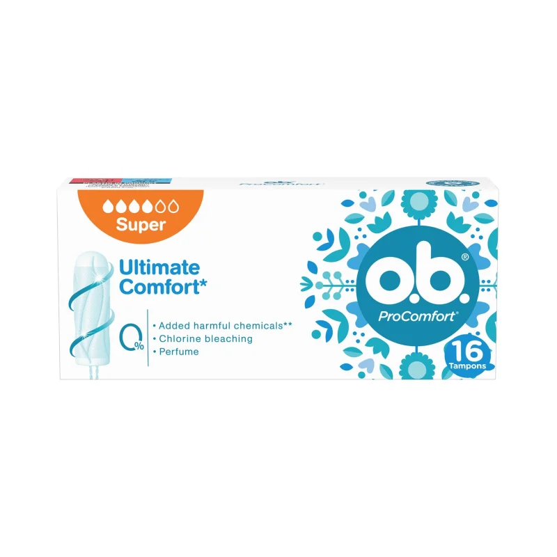 o.b. pro comfort ταμπόν super 16 τεμ.