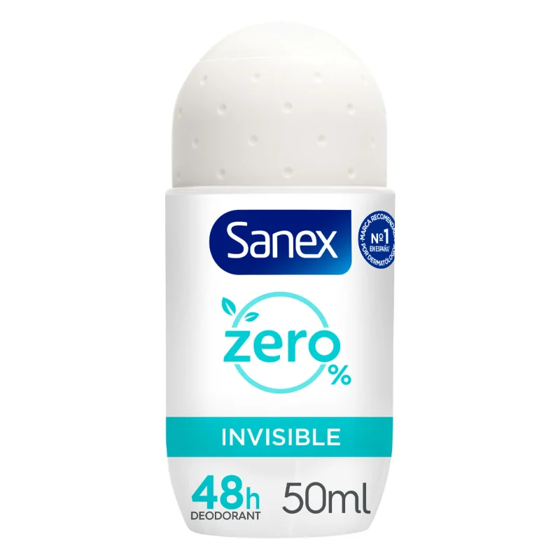 sanex zero% αποσμητικό roll-on invisible . 50 ml