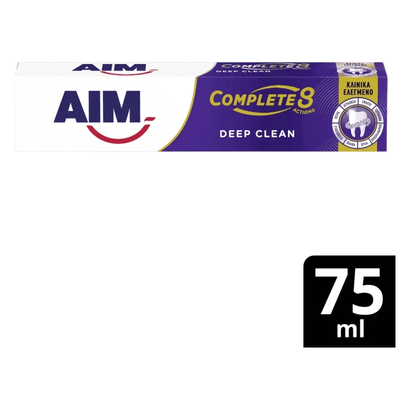 οδοντόκρεμα complete 8 actions deep clean 75 ml