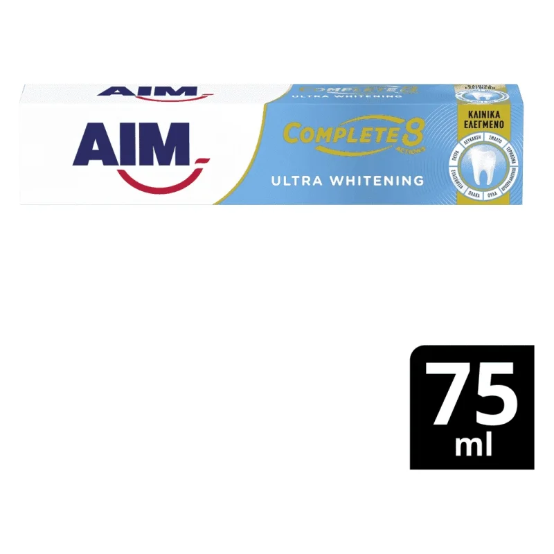 οδοντόκρεμα complete 8 actions ultra white 75 ml