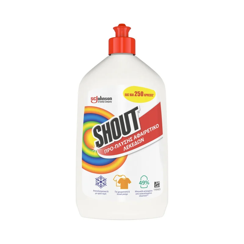 bio shout καθαριστικό λεκέδων 500 ml