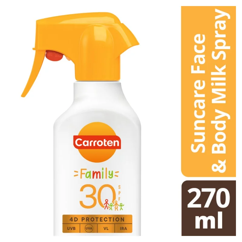 αντηλιακό γαλάκτωμα family spray trigger spf30 270 ml