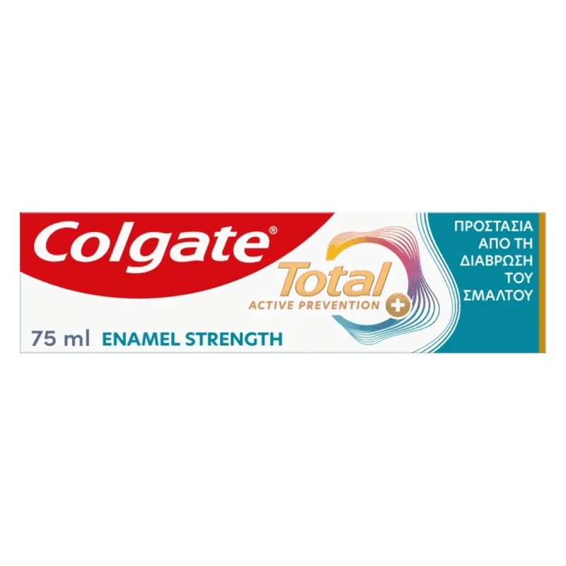 colgate total active prevention plus οδοντόκρεμα enamel strength . 75 ml