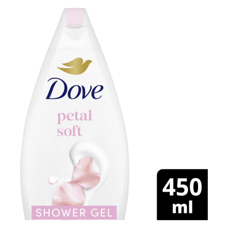 dove αφρόλουτρο petal soft . 450 ml