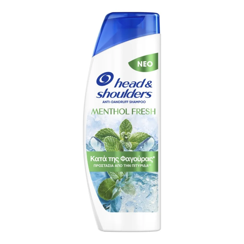 head & shoulders σαμπουάν cool menthol 330 ml
