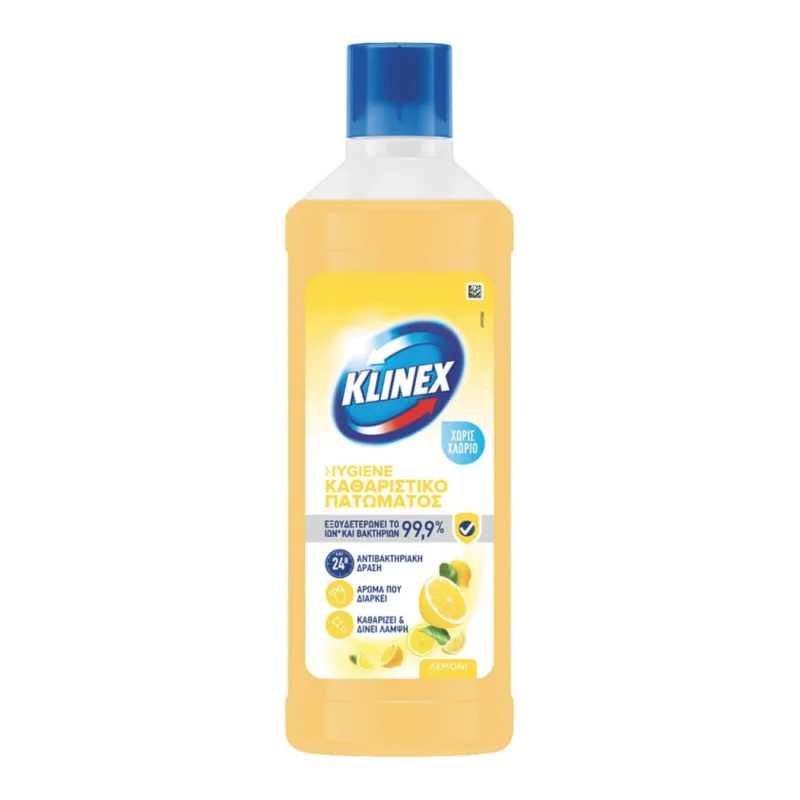klinex καθαριστικό πατώματος λεμόνι . 1 L