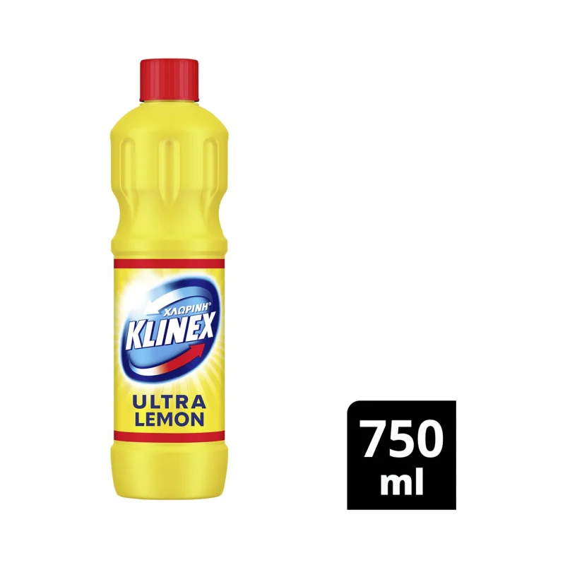 klinex ultra χλωρίνη λεμόνι 750 ml