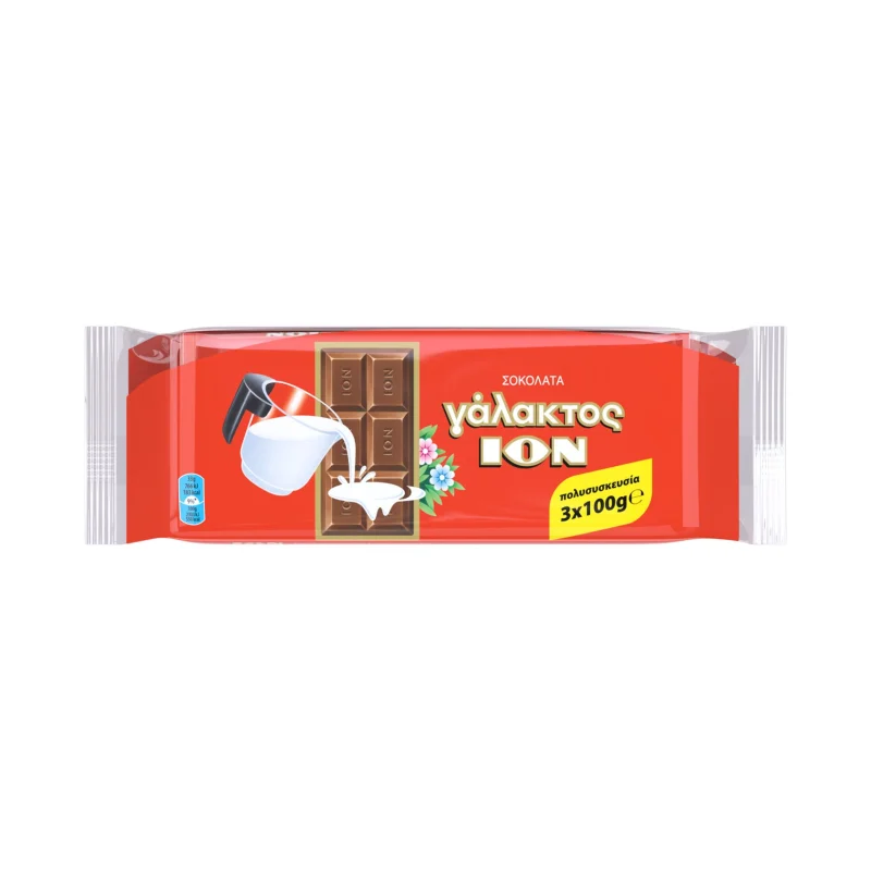 ιον γάλακτος σοκολάτα 3 × 100 g