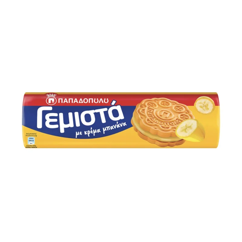 μπισκότα γεμιστά μπανάνα 200 g