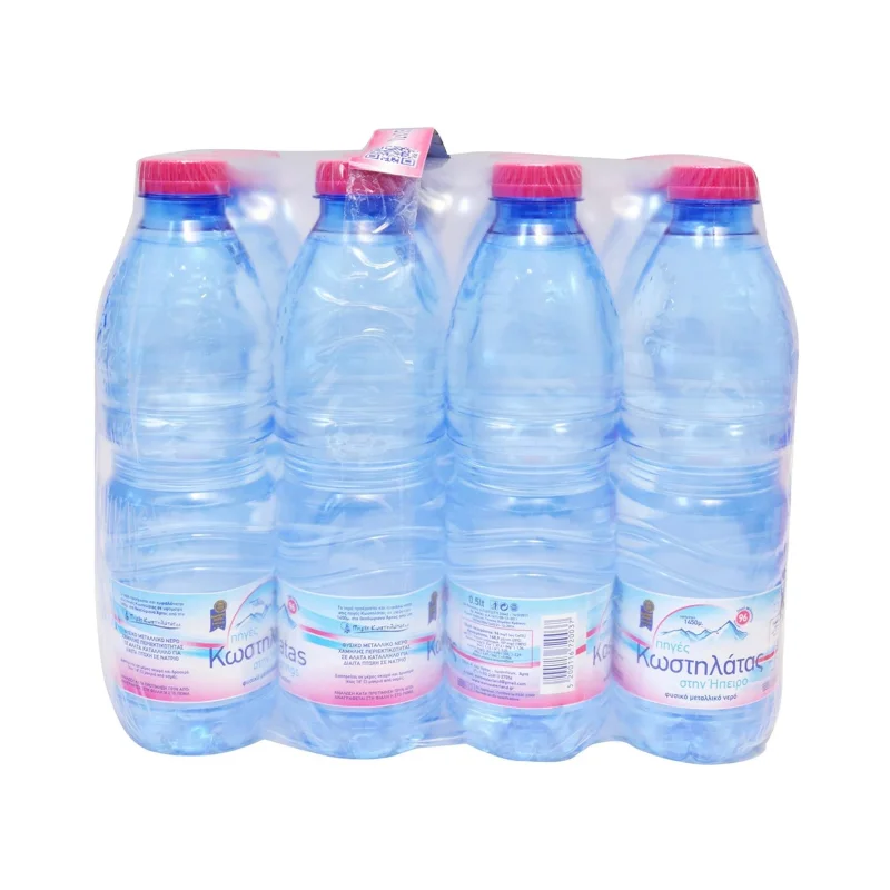 πηγες κωστηλατας φυσικό μεταλλικό νερό 12 × 500 ml
