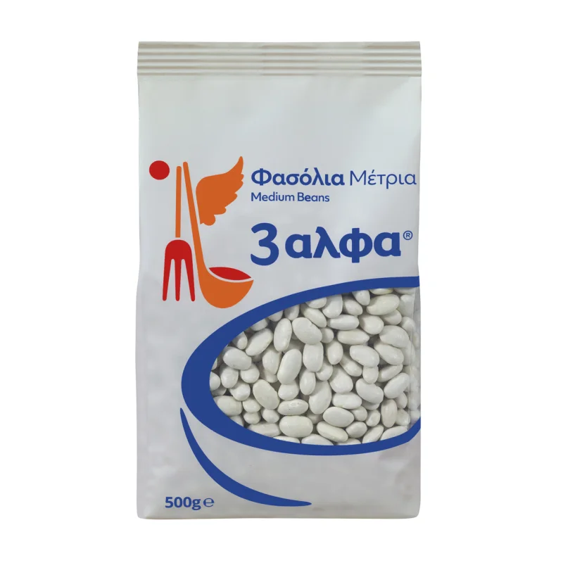 3άλφα φασόλια μέτρια εισαγωγής 500 g
