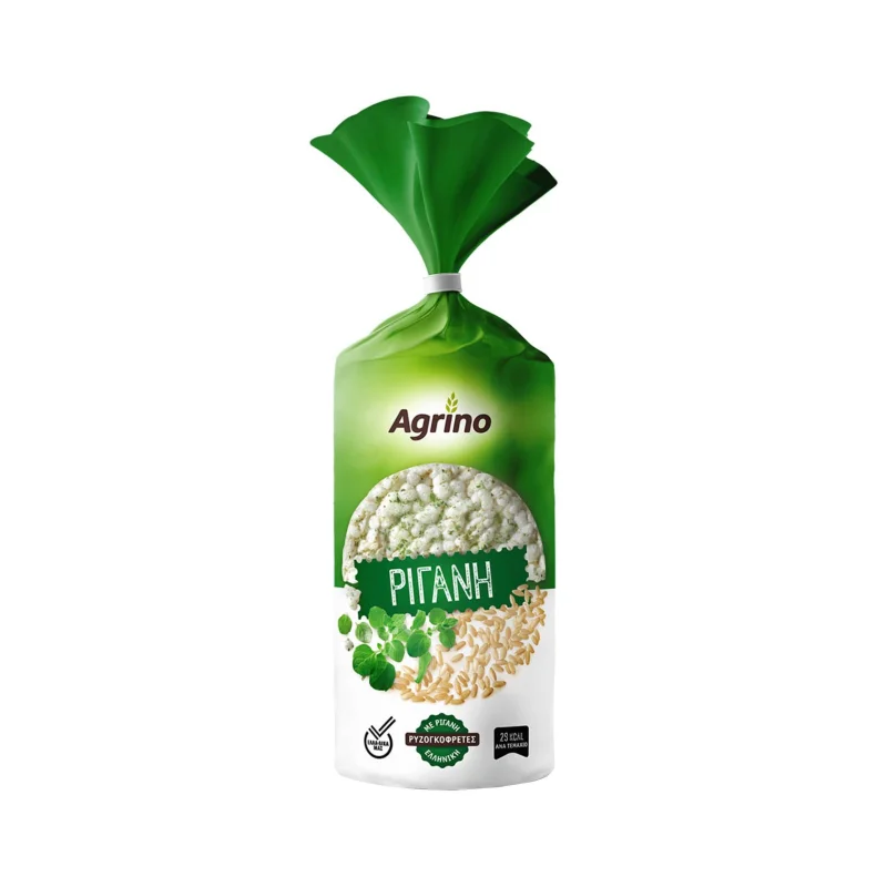 agrino ρυζογκοφρέτες με ρίγανη χωρίς γλουτένη 110 g