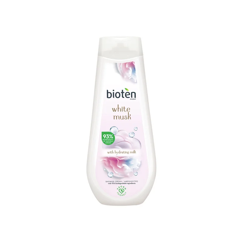 bioten αφρόλουτρο white musk 750 ml