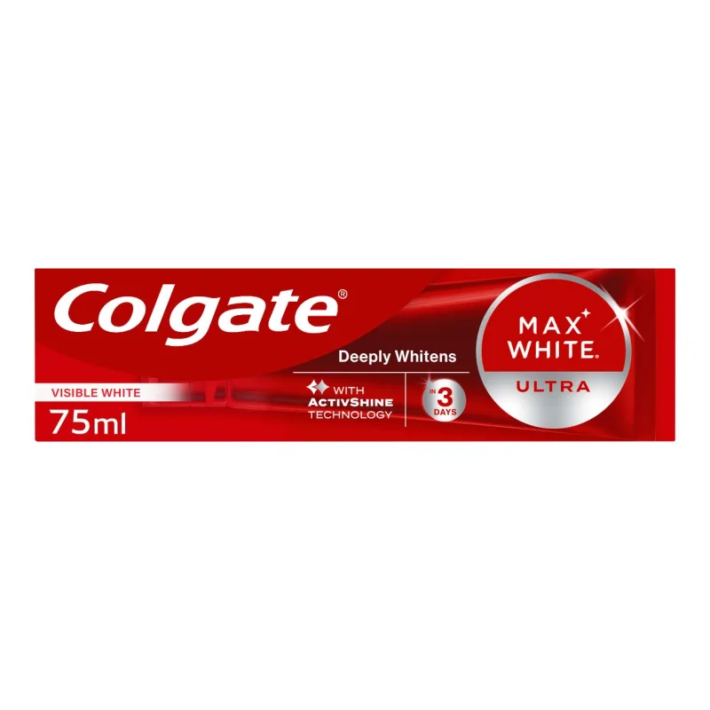 colgate max white ultra οδοντόκρεμα visible white . 75 ml