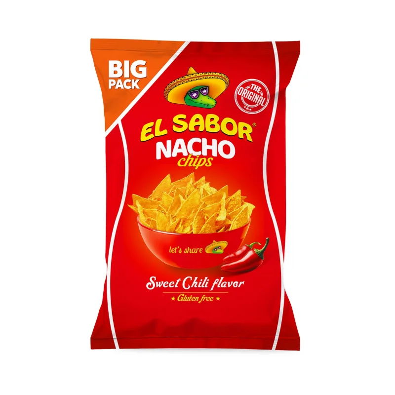 el sabor nacho chips με γεύση chili χωρίς γλουτένη 180 g