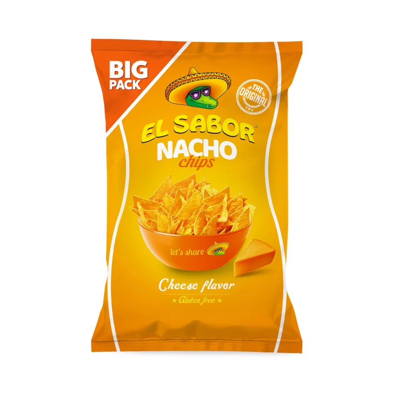 el sabor nacho chips με γεύση τυριού χωρίς γλουτένη 180 g