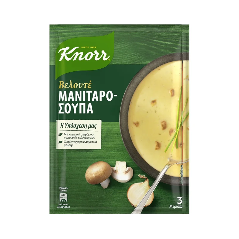 knorr μανιταρόσουπα βελουτέ 85 g