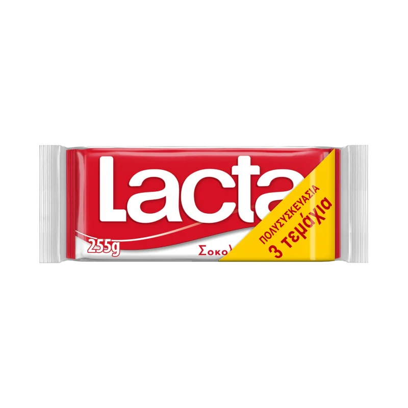 lacta σοκολάτα γάλακτος 3 × 85 g
