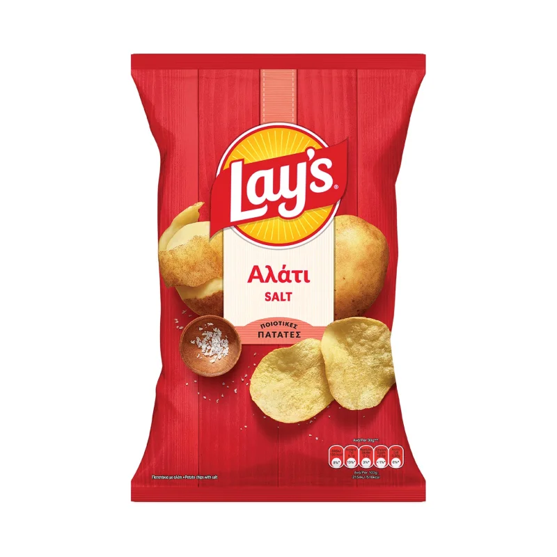lay's πατατάκια με αλάτι 140 g