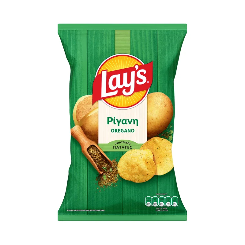 lay's πατατάκια με ρίγανη 140 g