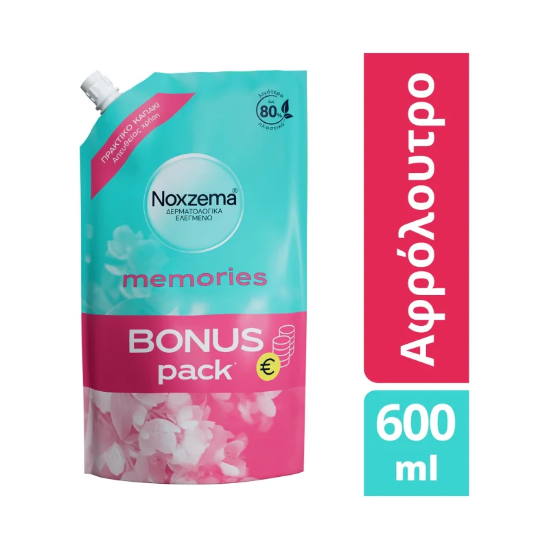 noxzema αφρόλουτρο memories 600 ml