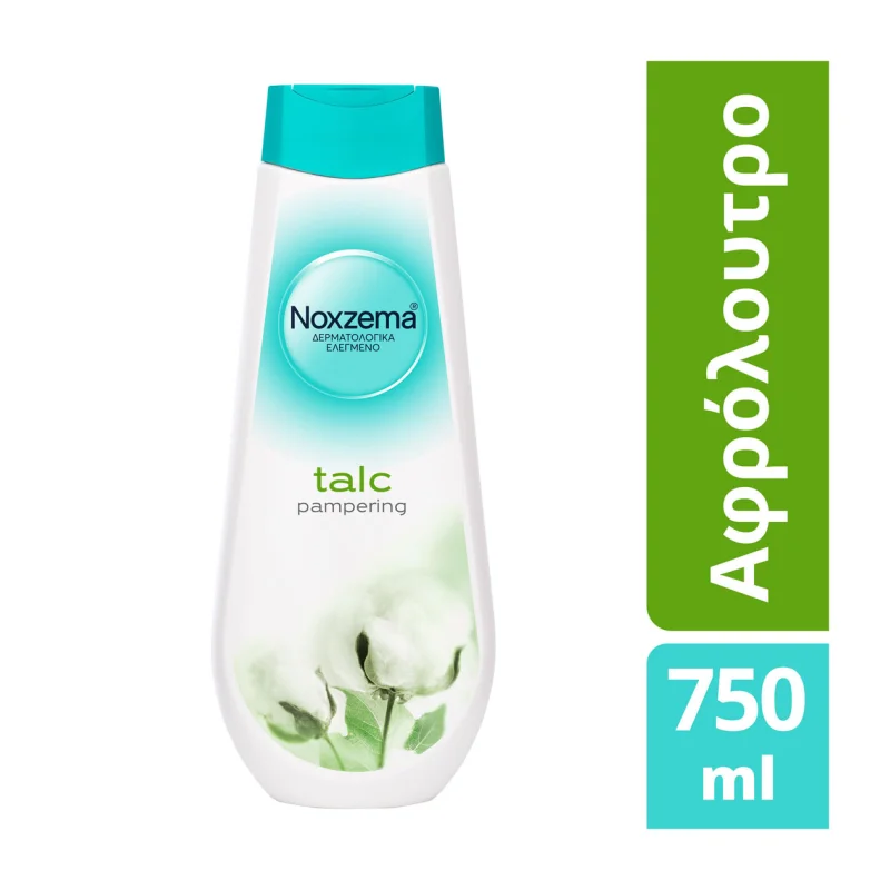 noxzema αφρολουτρο talc 750 ml