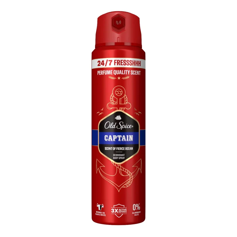 αποσμητικό spray captain 150 ml