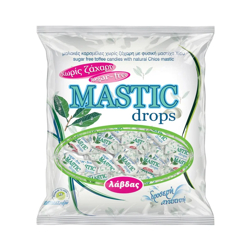 λαβδας mastic drops καραμέλες χωρίς ζάχαρη 150 g