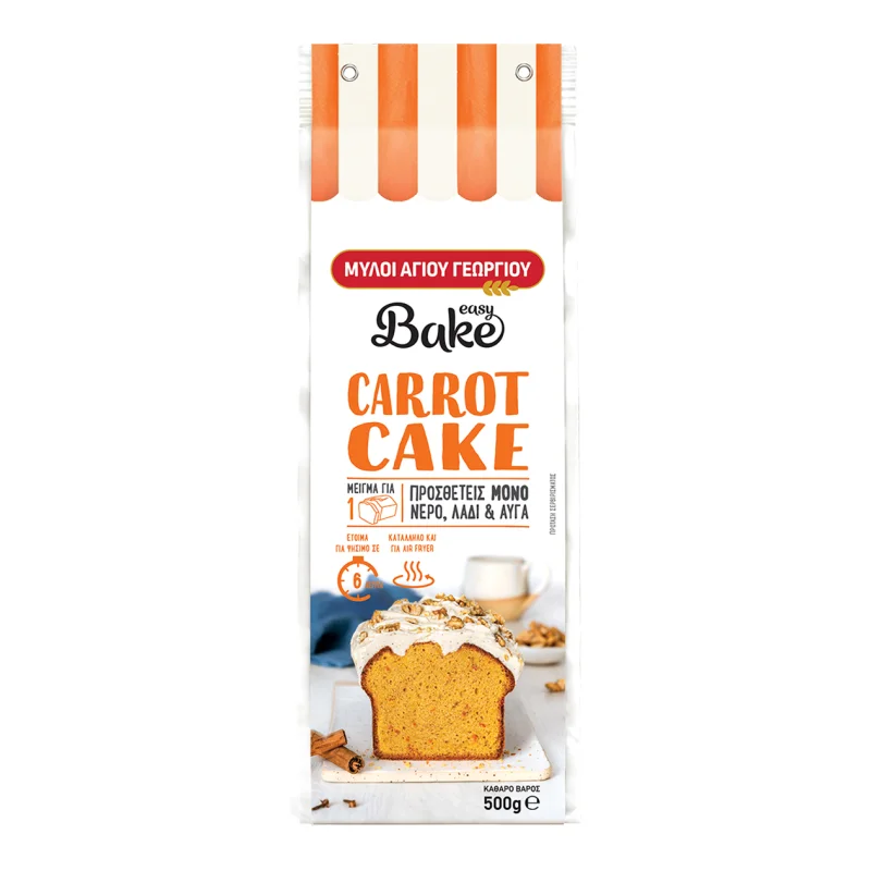 easy bake μειγμα για carrot cake 500 g