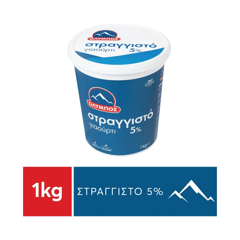 ολυμπος γιαούρτι στραγγιστό 5% 1 kg