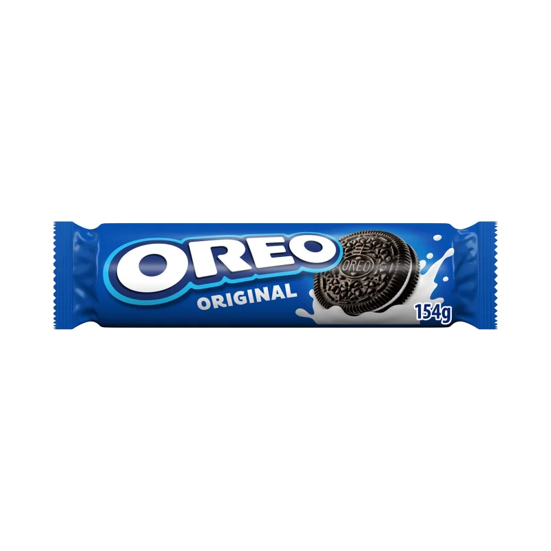 oreo μπισκότα γεμιστά original 154 g