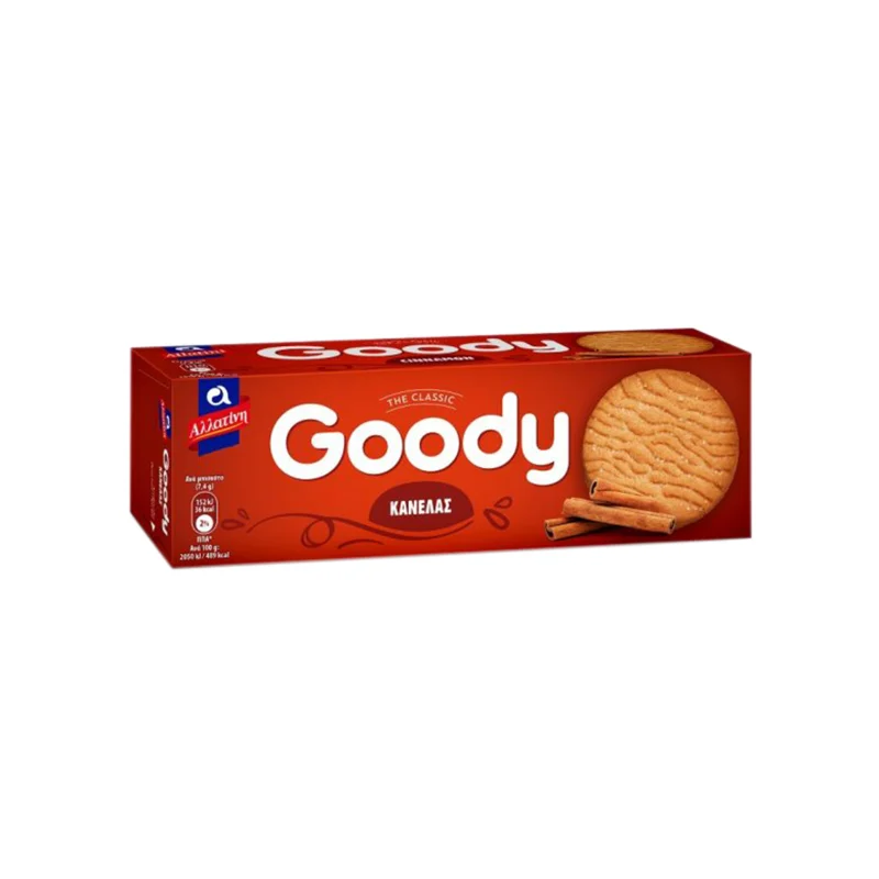 αλλατίνη goody μπισκότα κανέλας 185 g