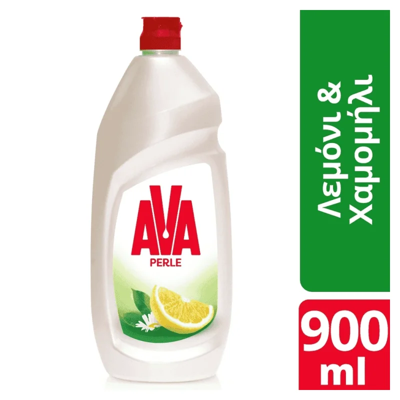 υγρό πιάτων perle χαμομήλι λεμόνι 900 ml
