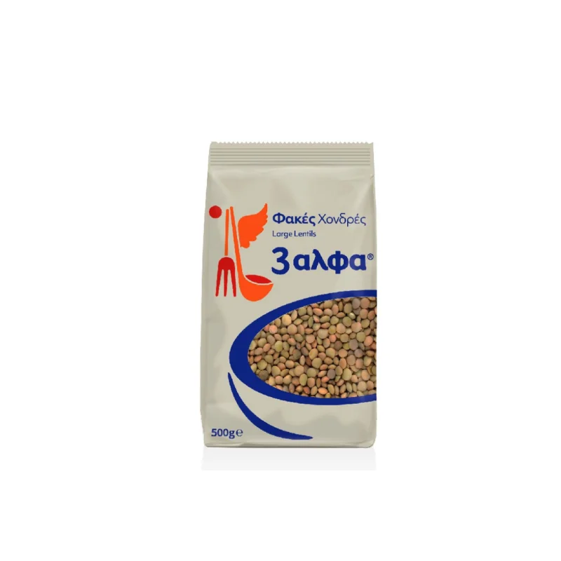 3αλφα φακες χονδρες 500 g