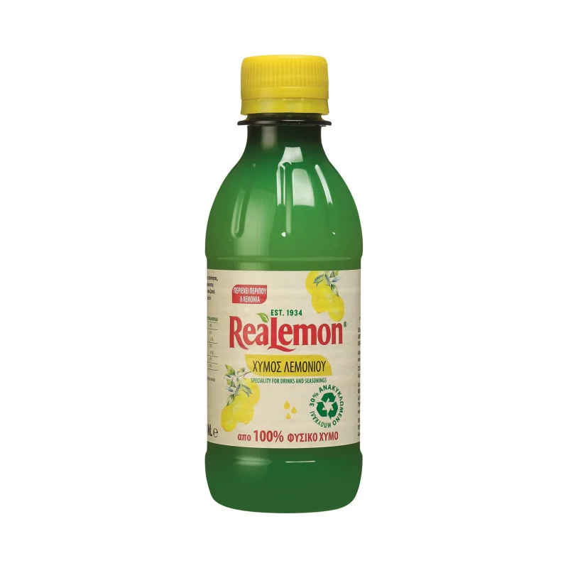 realemon χυμός λεμονιού 250 ml