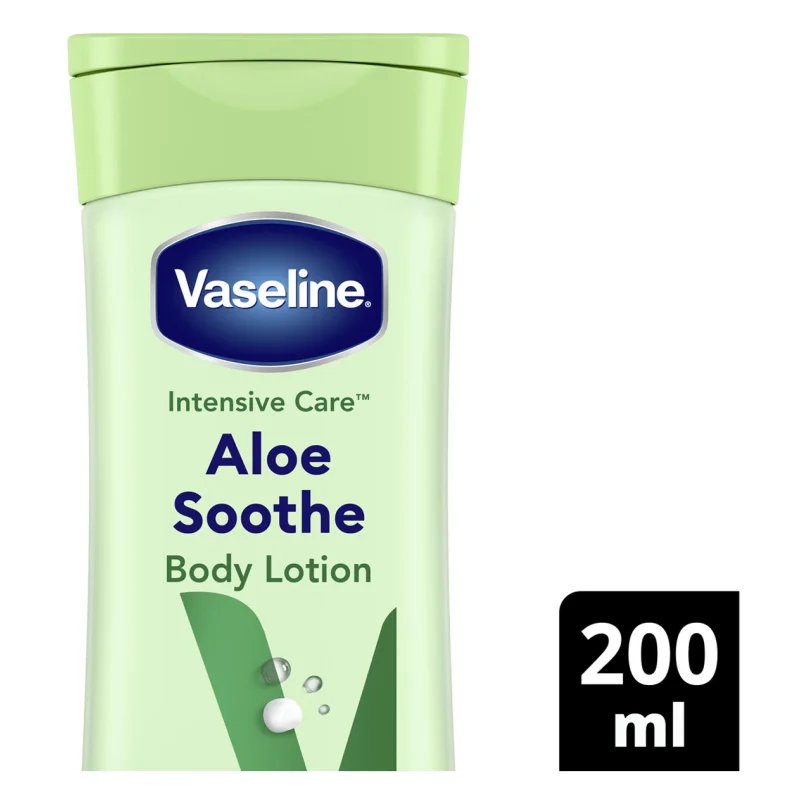 vaseline aloe soothe λοσιόν σώματος 200 ml