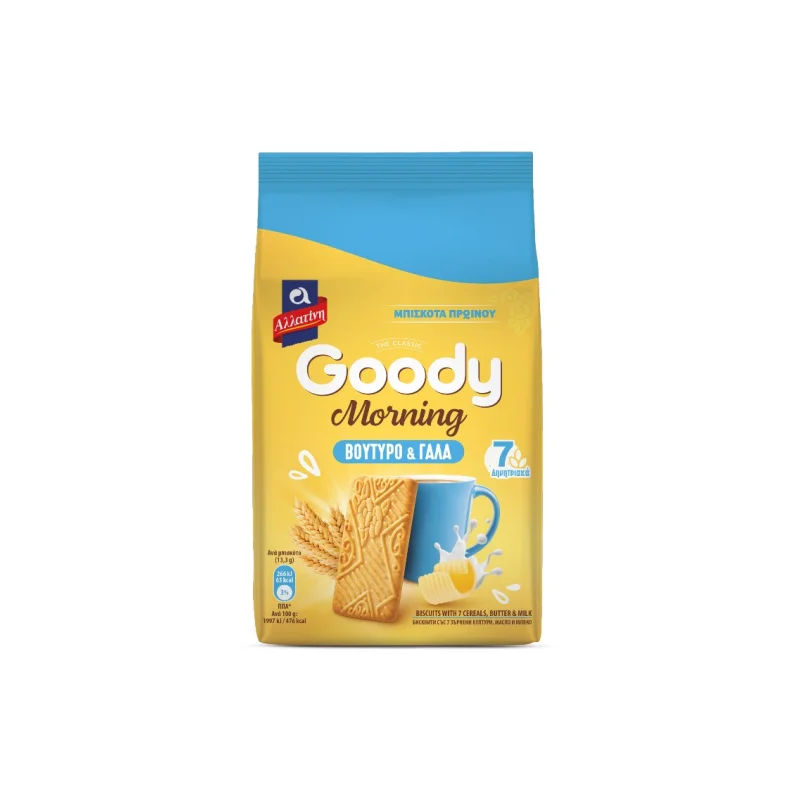 αλλατίνη goody morning βούτυρο & γάλα . 160 g