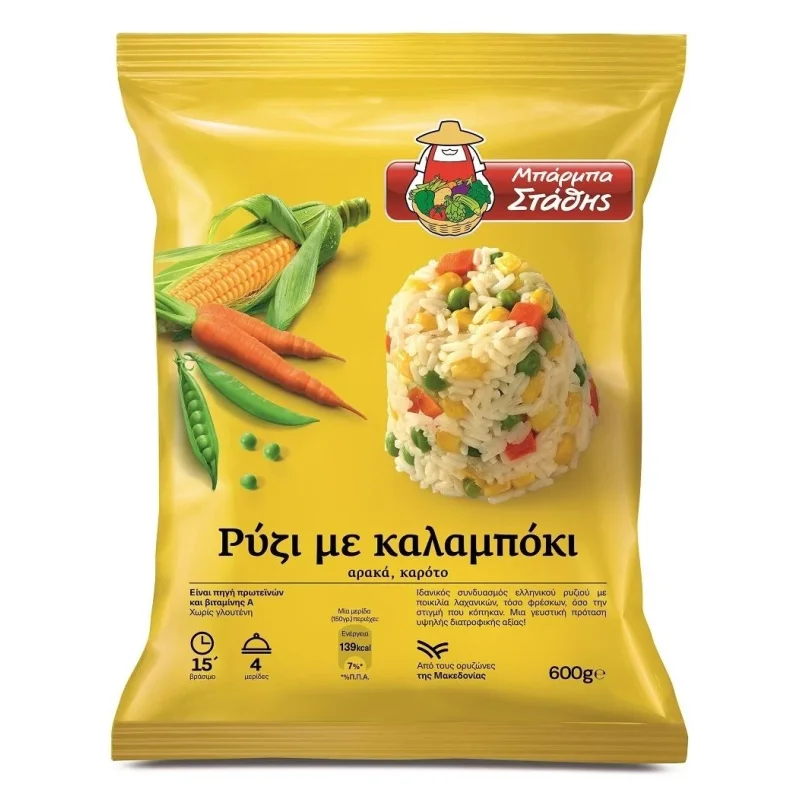 ρύζι με καλαμπόκι 600 g