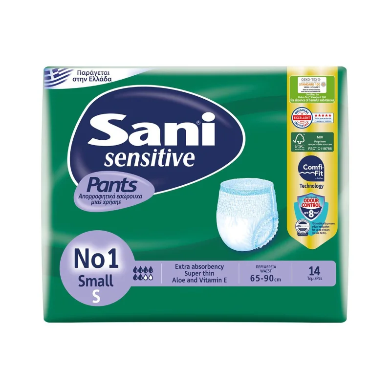 Sensitive Pants Εσώρουχα Ακράτειας Νο1 Small 14τεμ