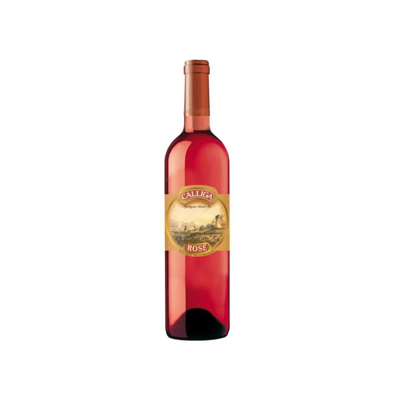 calliga demi sec οινος ροζε 750 ml