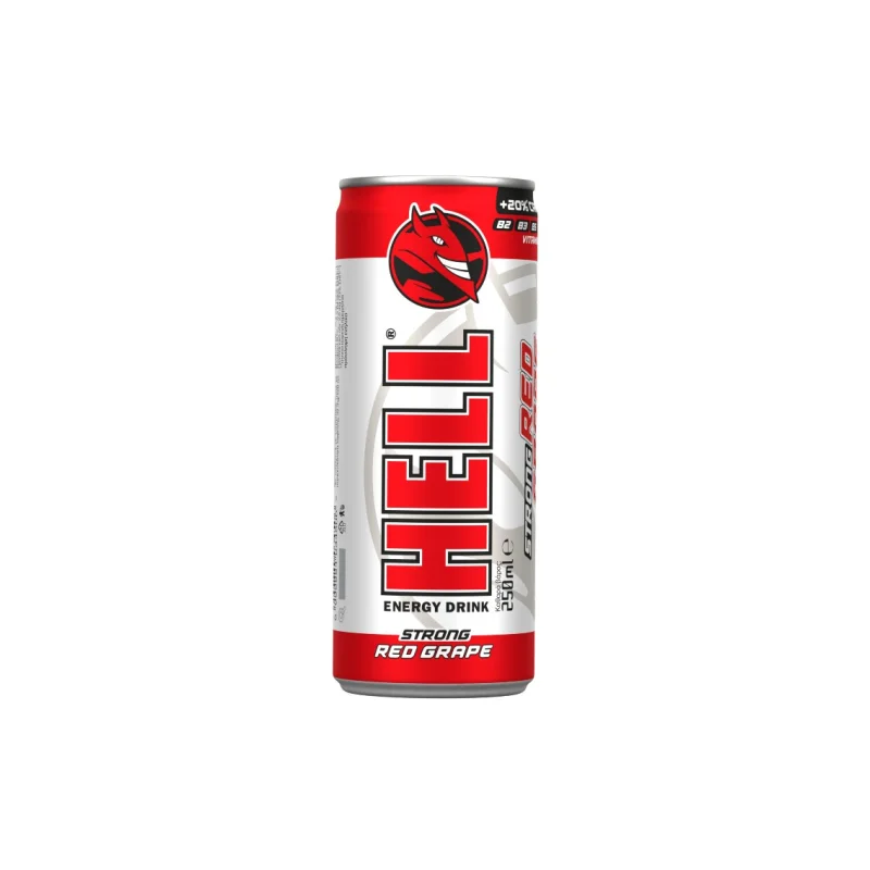 hell energy drink red grape 250 ml