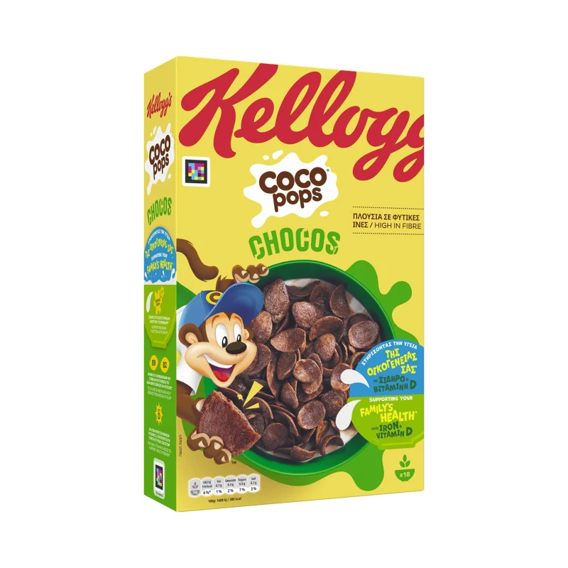 kellogg's coco pops δημητριακά chocos 550 g