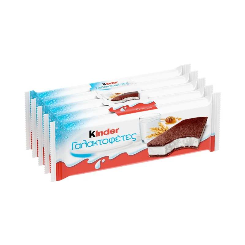 kinder γαλακτοφέτες 5 × 28 g