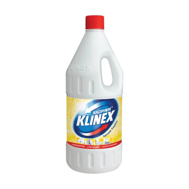 klinex χλωρίνη λεμόνι . 2 L