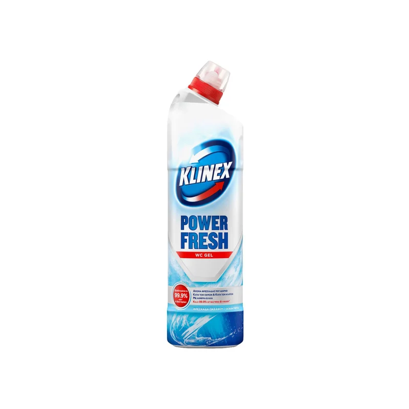 klinex wc gel φρεσκάδα ωκεανού 750 ml