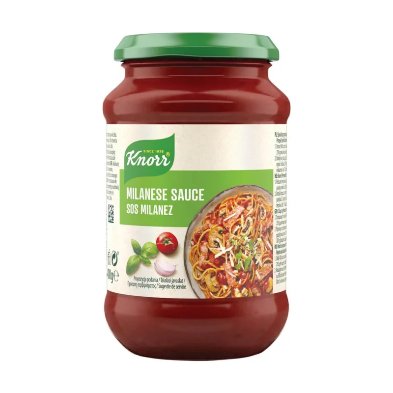 knorr έτοιμη σάλτσα μιλανέζε 400 g
